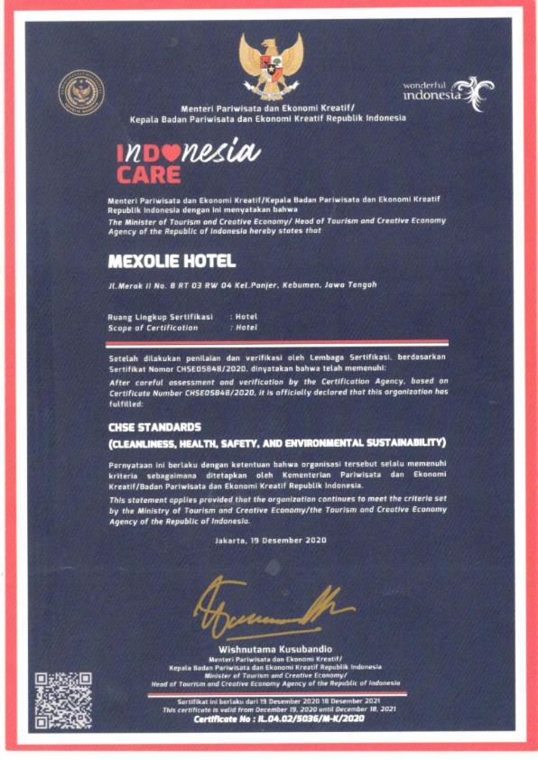 Mexolie Hotel Kebumen Kültér fotó